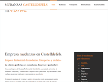 Tablet Screenshot of mudanzascastelldefels.info
